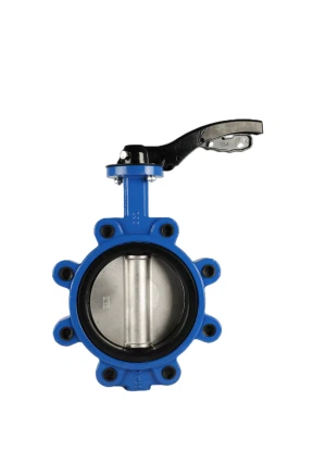 גוף ברזל רקיע/ברזל יצוק פלדת פחמן EPDM PTFE NBR אטם רך רקיק ידני שסתום פרפר בטמפרטורה גבוהה